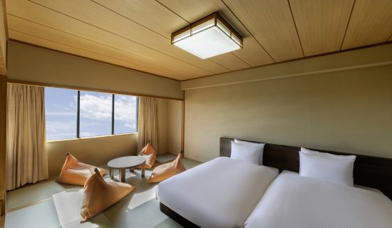 Japanese Modern Family Room, Lake View