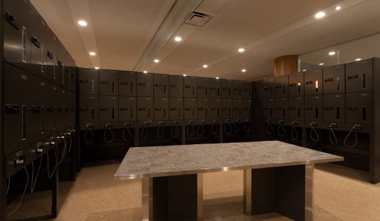 Locker room