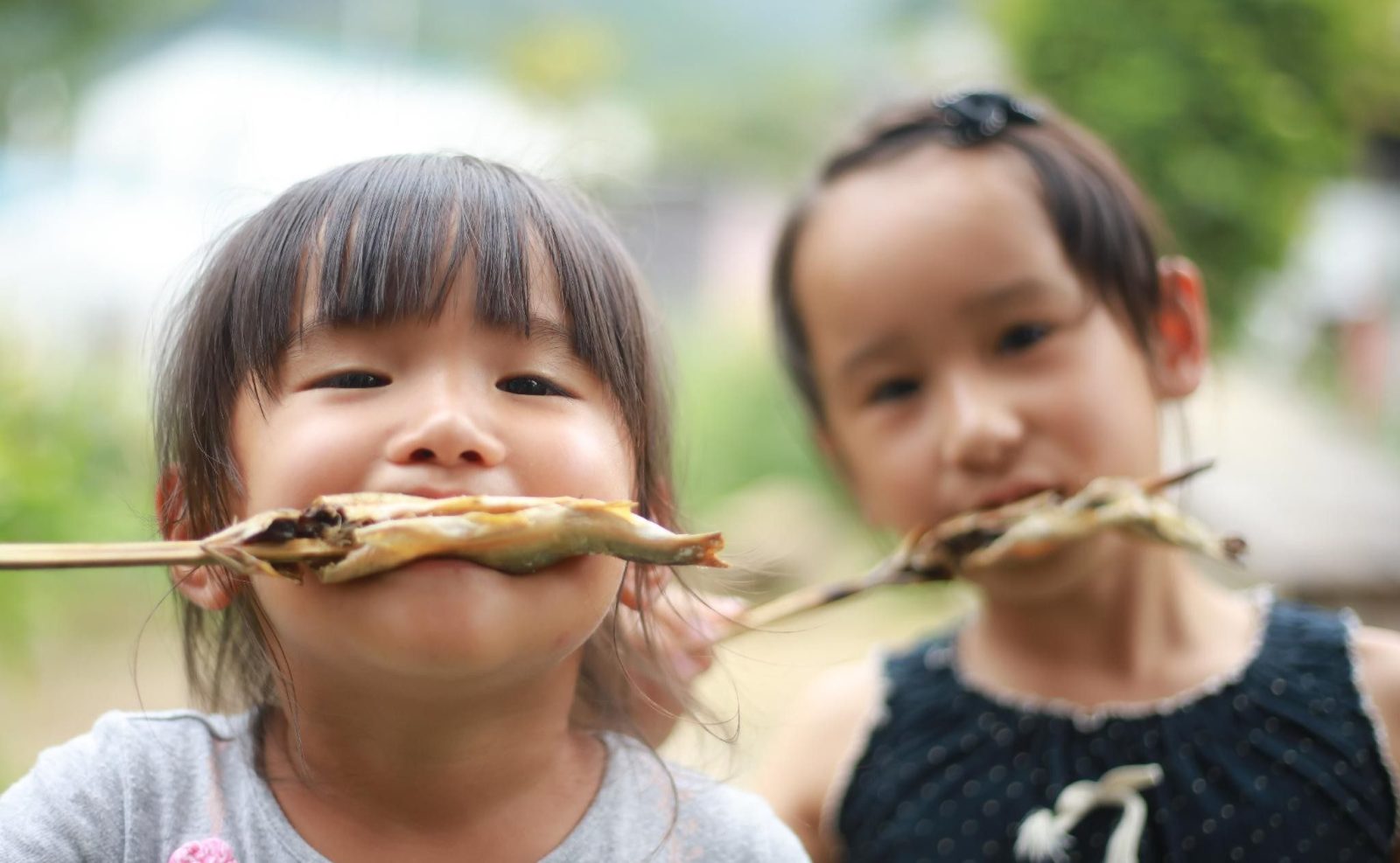 【夏ファミリー旅】ニジマス釣り&塩焼きを楽しもう!!